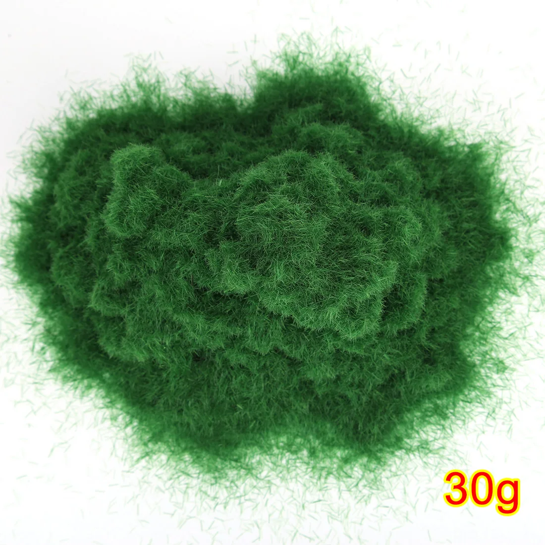 10 Pcs 30g Artificial Grass Powder DIY Railway Model Sand Table Model Decor- Dark Green