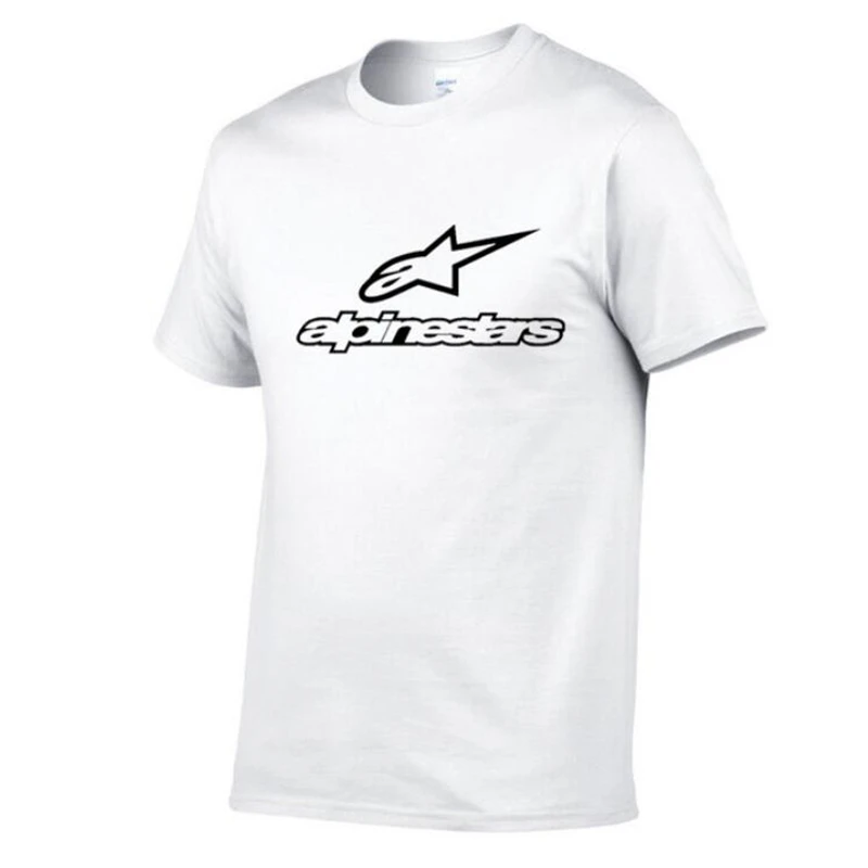 

Brand New Alpinestars T Shirt Men Tops Summer Short Sleeve T-shirt Cotton Mans Tshirt Casual Funny T-Shirts Summer Homme Clothes