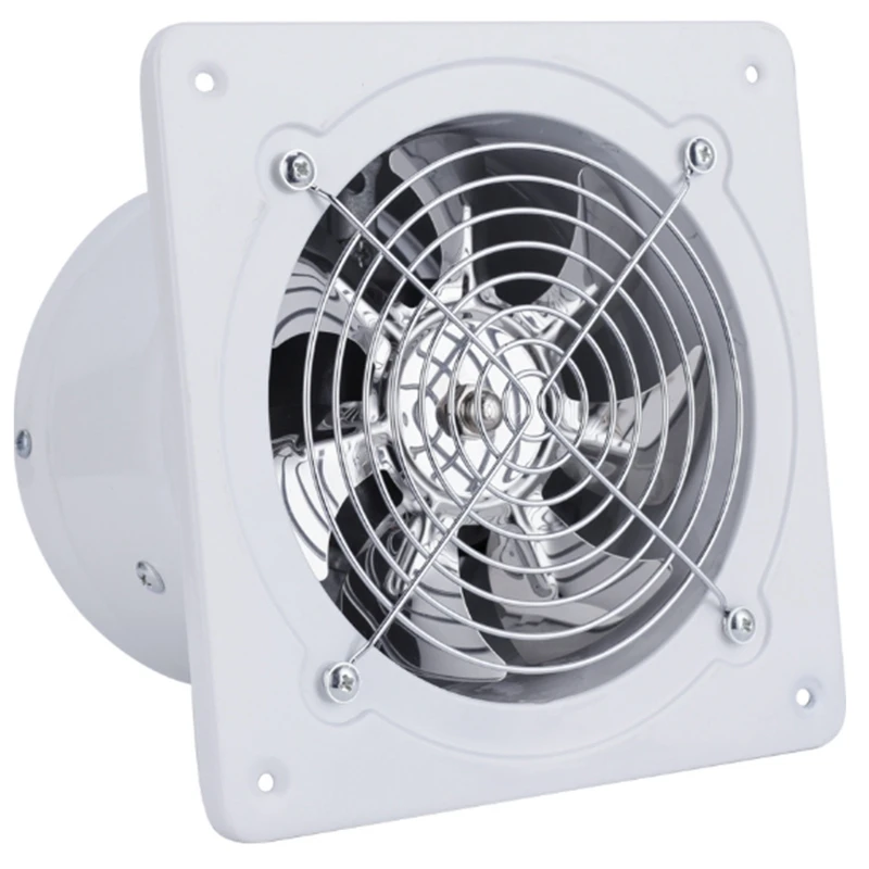 220 В вытяжной вентилятор 6 дюймов вентиляционный вытяжной вентилятор Подвесной Настенный низкий уровень шума для дома, ванны, кухни дымовыхлопа вентиляционного отверстия