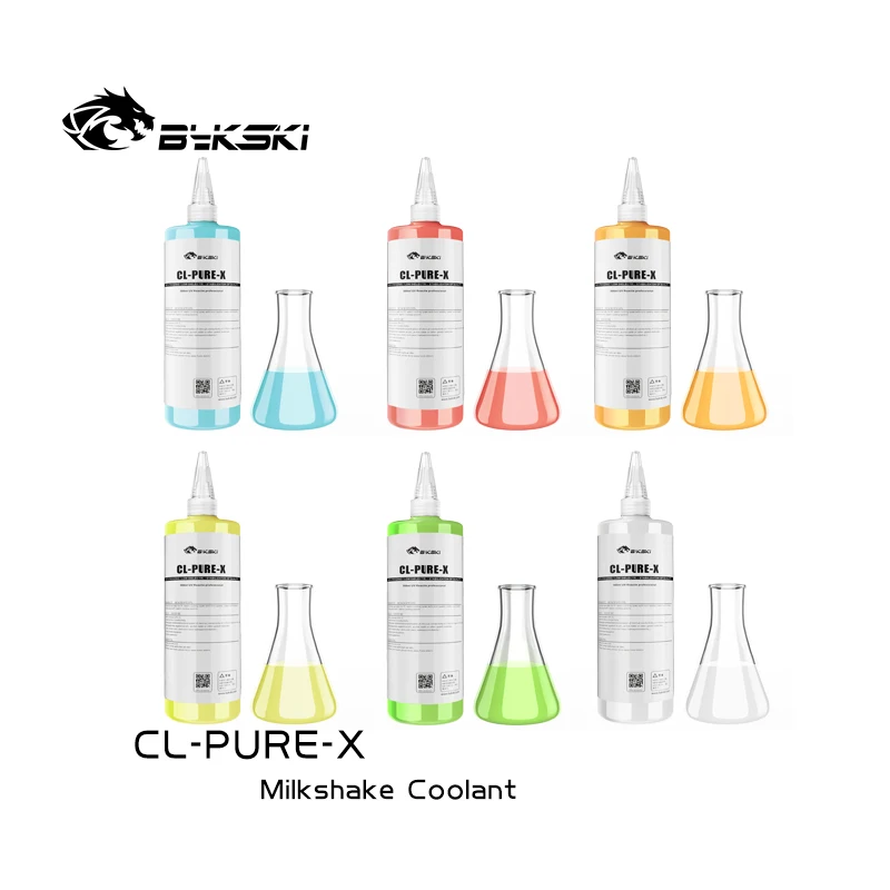 System, Computer Coolant, Milkshake, Blue, Green, Yellow, CL-PURE-X, 500ml