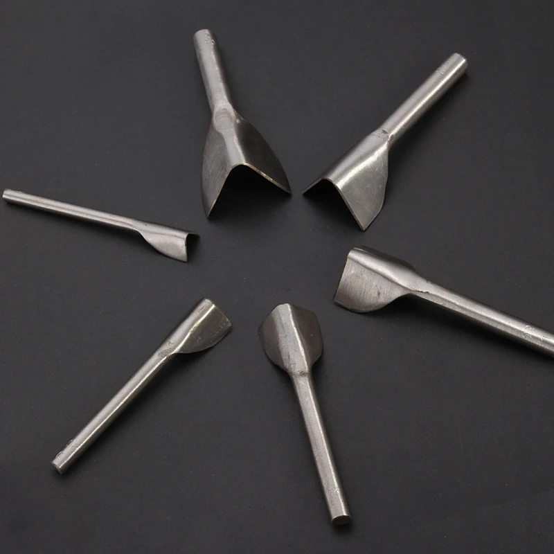 

6pcs/Set 15mm-40mm DIY Leather Craft Tool Cutter Leatherwork Punching Hand Tool