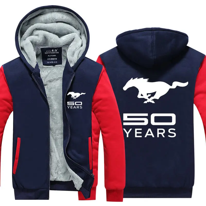 Новинка, модные толстовки на молнии Mustang So year, толстовка унисекс, утолщенная, удобная, теплая, популярная куртка с принтом