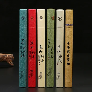 

Pure Natural Wormwood Incense Stick 21cm 20g/Tube Good for Sleep Health Sandalwood Incense Sticks Indoor Buddha Incense