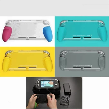 

NS Switch Lite Case Cover Shell Grip Case Lite with Replaceable Grips and MaxCar H05A