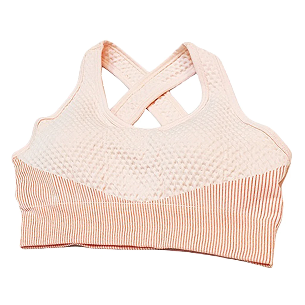 Women Racerback Sports Bras High Impact Workout Gym Activewear Bra Shapewear Vest Crop Top