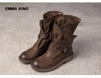 

2020 New Style Women short boots British retro Martin boots Lady's tide version of the wild high-top walking shoes Girl Out-door