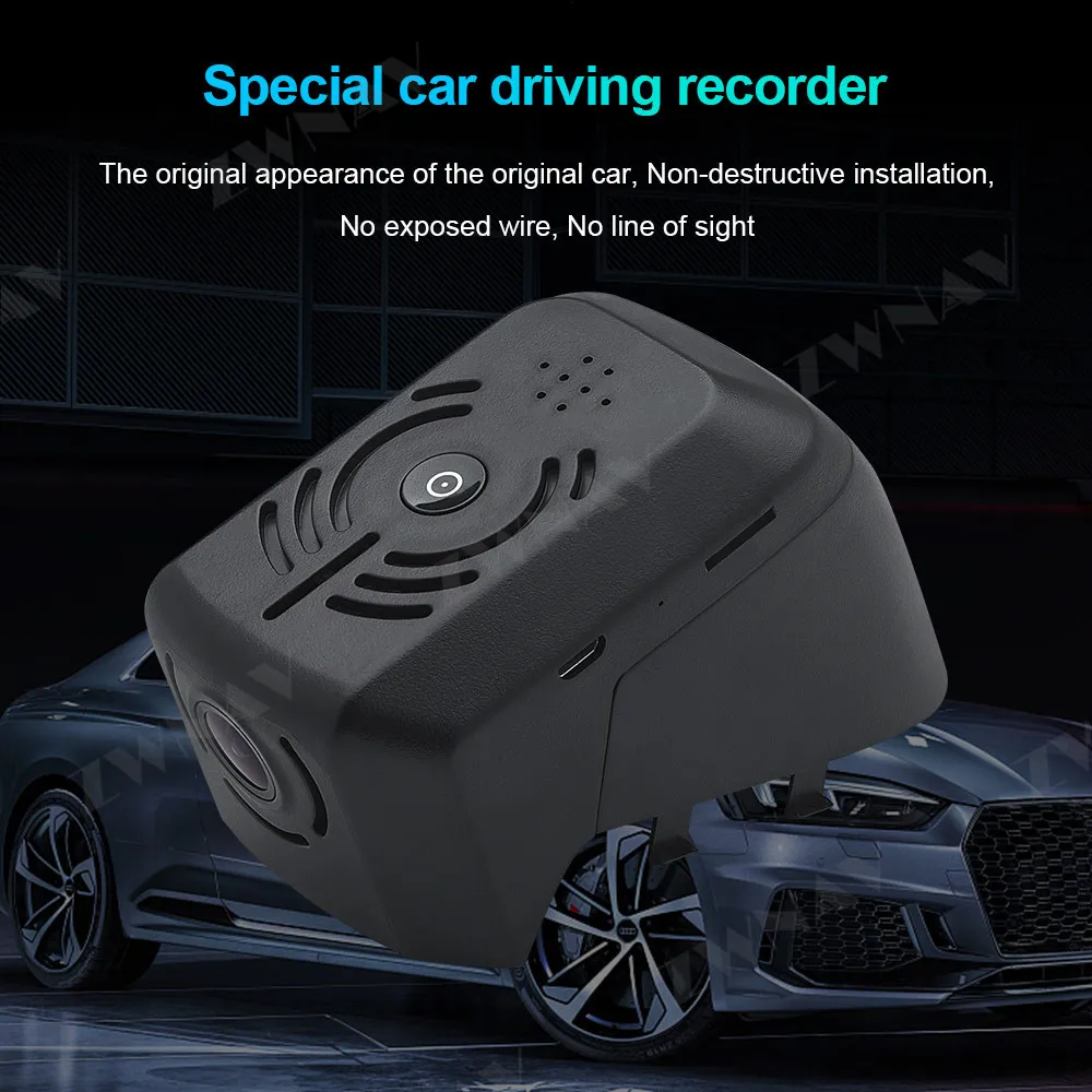 Скрытый HD рекордер для вождения, предназначенный для Volkswagen Touareg DVR Dash cam Автомобильная фронтальная камера WIfi