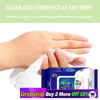 

best selling 2020 products Antibacterial Wet Wipe Tissue Clean Hand Health Care 80 wipes/pack home decoration accessories