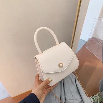 

Pearl Wild Chain Crossbody Bags For Women Handbag 2020 Summer Fashion Small Square Handbags Lady Shoulder Crossbody Travel Bag