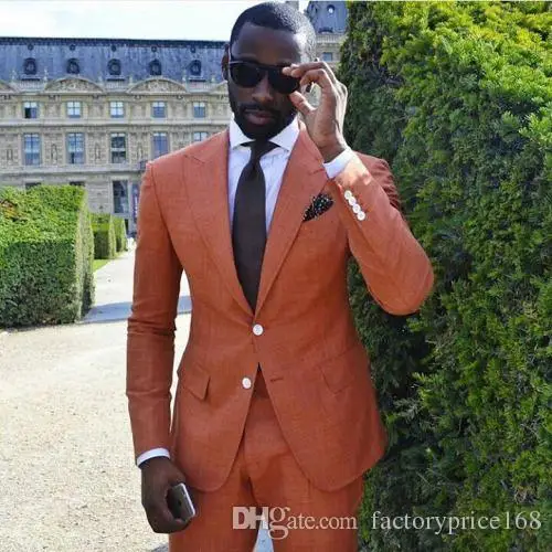 Same as Image Handsome One Button Groomsmen Peak Lapel Groom Tuxedos Men Suits Wedding/Prom Best Man Blazer( Jacket+Pants+Tie+Vest) 920 - Цвет: Same as Image