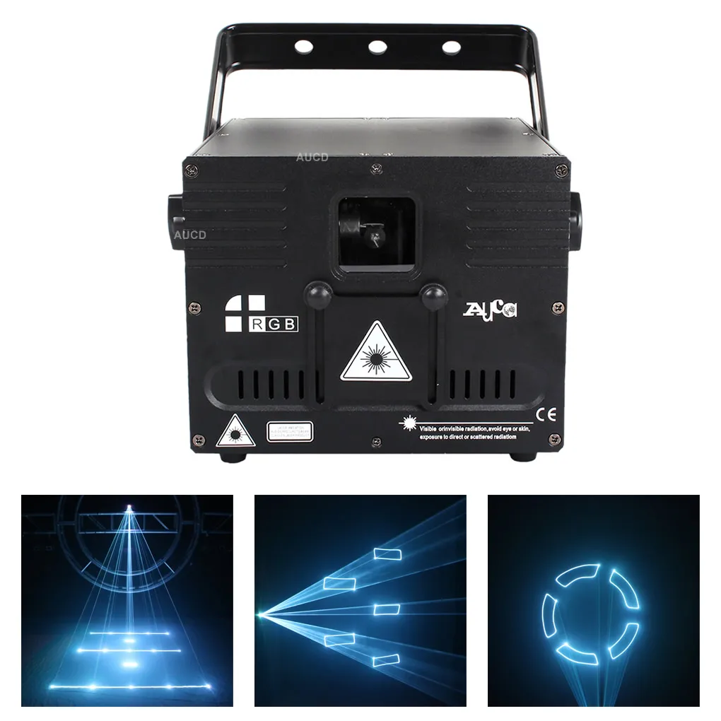 Лазерный проектор ILDA DMX 512 2 Вт цветной светильник белого света для бара дискотеки