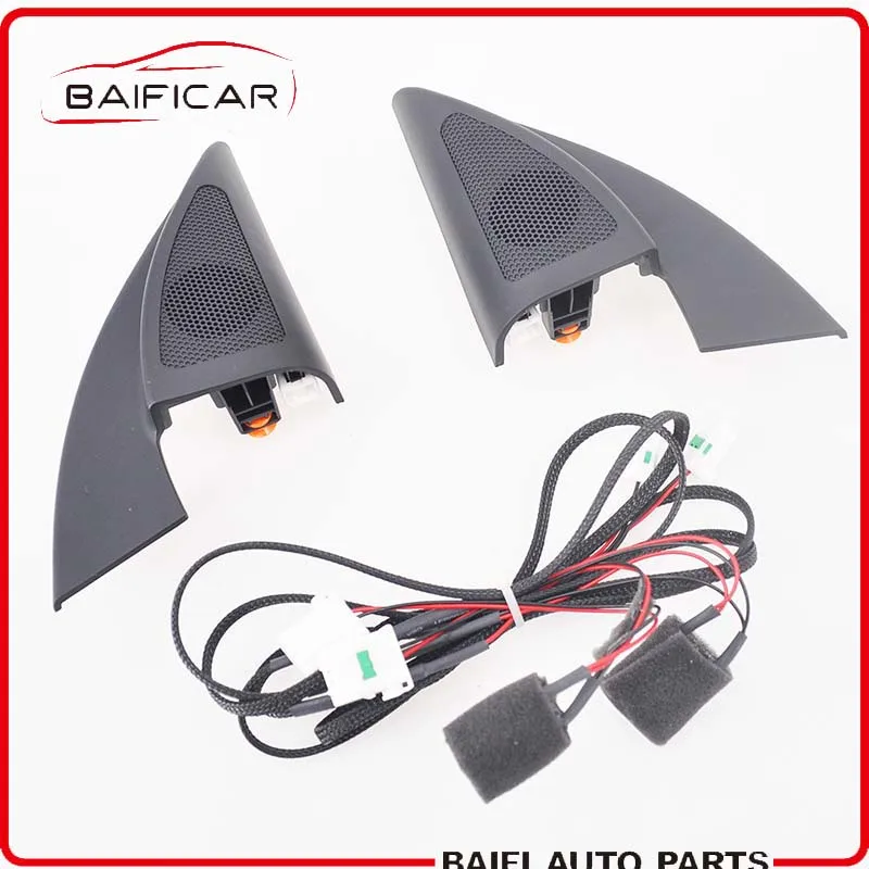 Triangle Head Tweeter Speakers Car Audio Trumpet Speakers Tweeter With Wire For Kia K2 RIO