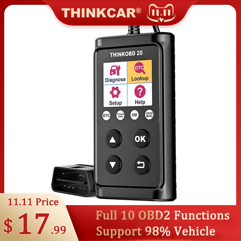 Сканер THINKCAR Thinkobd 20 OBD2 Профессиональный инструмент для диагностики автомобилей
