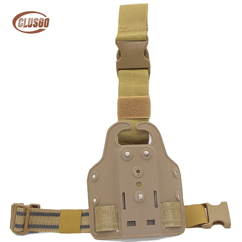 

Tactical Leg Holster Platform Hunting Gear Leg Thigh Drop Leg Holster Paddle Adapter Platform Glock 17 19 Colt 1911 USP Sig P226
