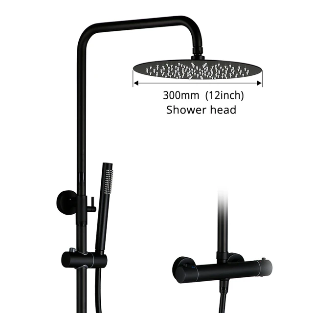 12inch-Matt Black