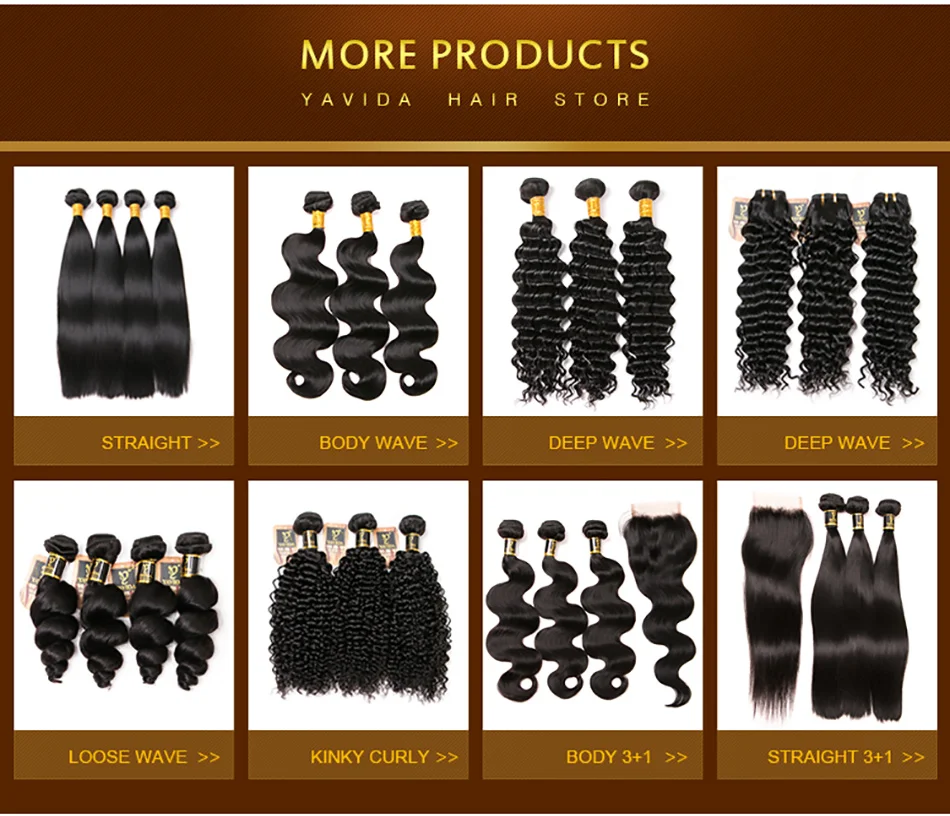 Yavida Water Wave Bundles Natural Color 100% Brazilian Human Hair Weave Bulk Non-Remy Hair Extension For Black Women Cheap Hair