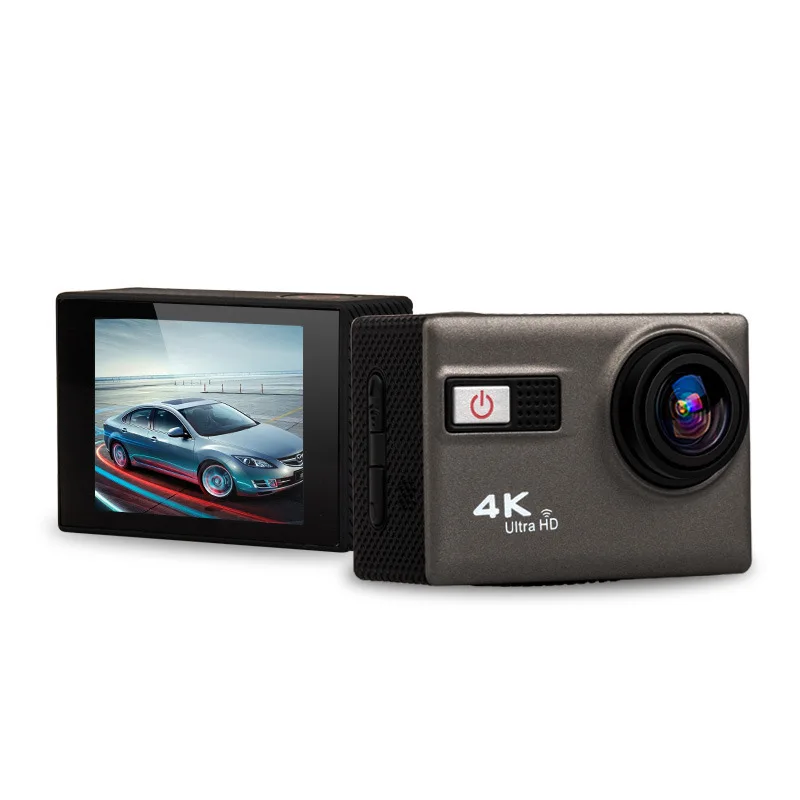 Богатая Экшн-камера F68B 4K Wifi 2," lcd Экшн-камера UHD водонепроницаемая Спортивная наружная видеокамера 12MP 170 градусов мини DV видеокамера
