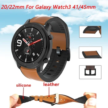 

20/22mm For Galaxy Watch3 41/45mm For Xiaomi Haylou Solar LS05S For Samsung Gear S3 S2 Wristband Accessories Replace Strap