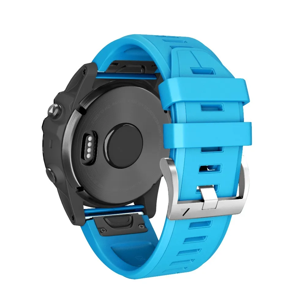 Для Garmin Fenix 5X Plus силиконовые быстросъемные, легко подходят для замены смарт-часов, долговечные аксессуары#731