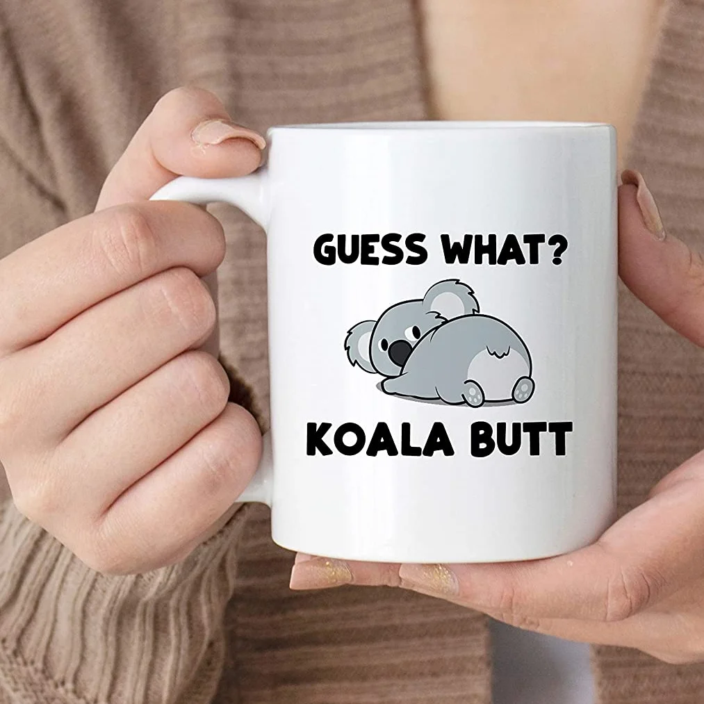 Koala Gifts for Koala Lovers Funny Novelty Mug Guess What