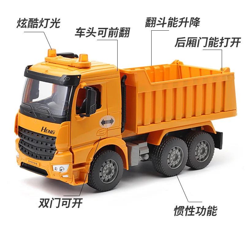 

Hot Selling Boy Large Size Toy Model Engineering Vehicle Dump Truck Inertia Car Toy Car Model CHILDREN'S Toy