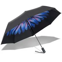 Kingjoy Travel Umbrella with Selfie Stick Wireless Bluetooth Control Rainproof UV Protection Folding Umbrella for Smart Phone
