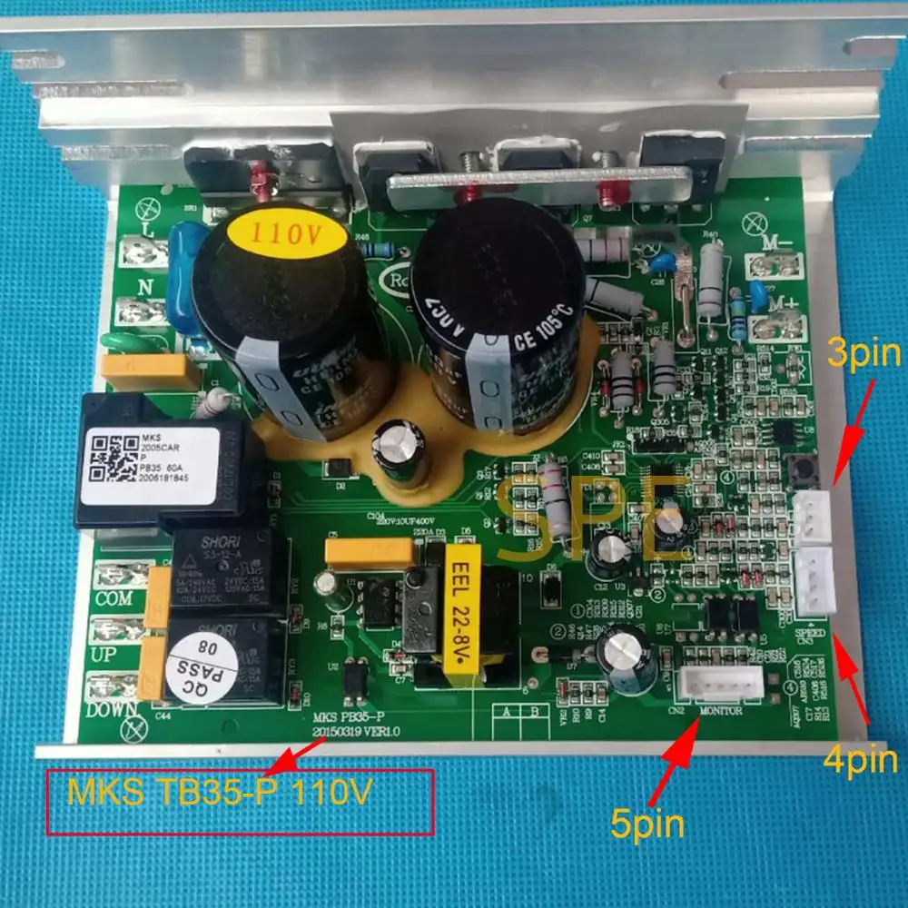 Оригинальная беговая дорожка BH G6350B материнская плата MKS PB35-P питания Нижняя Плата