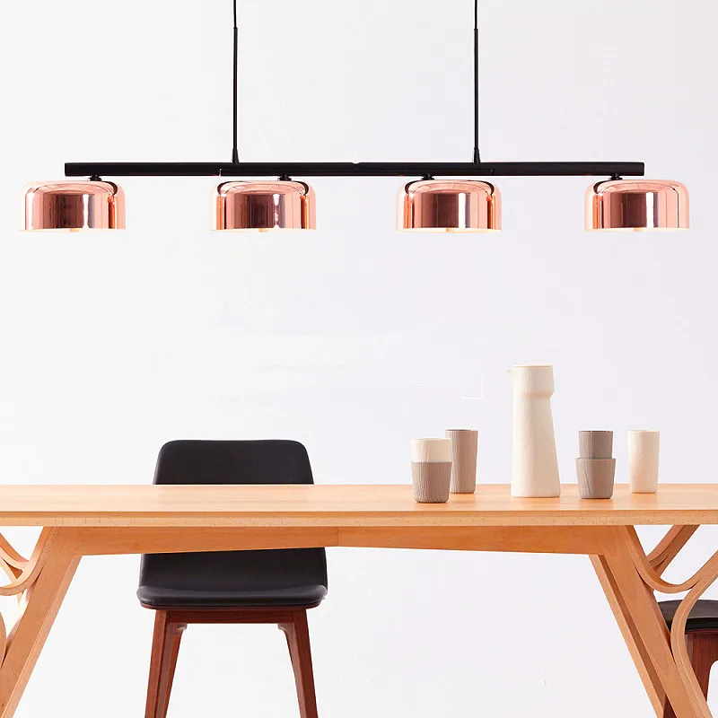 

Nordic Postmodern Living Room Led Chandeliers Simple Iron Dinning Bedroom Suspended Fixtures Creative Cafe Bar Art Hanging Lamp