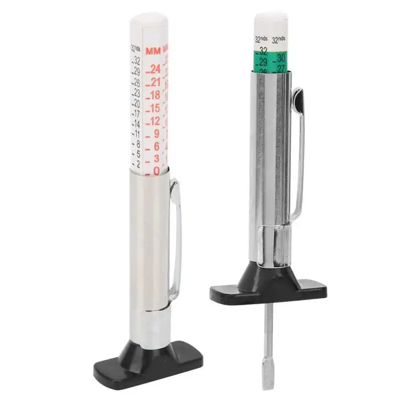 

Tire Tread Depth Gauge 0‑25mm Car Tire Tread Depth Gauge Tester Portable Car Tyre Measuring Tool Universal
