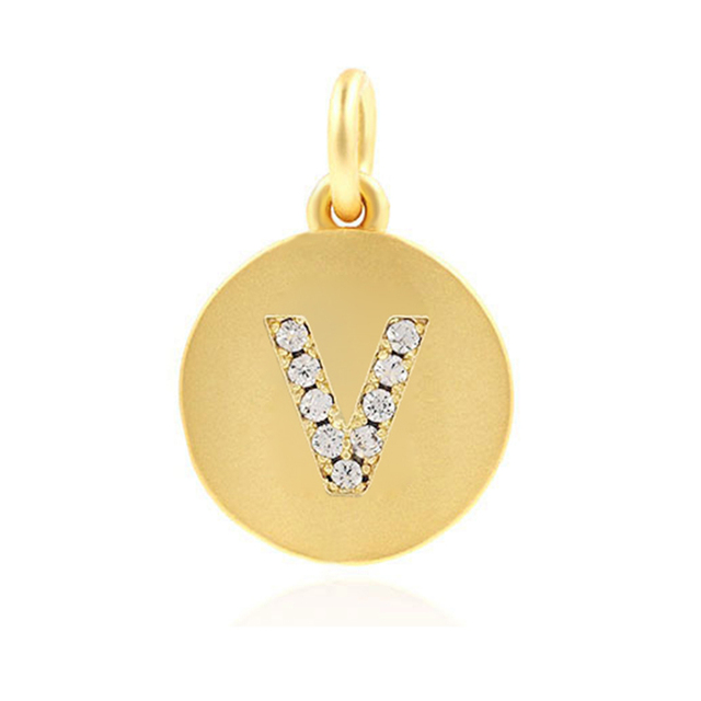 Letter Charms for Jewelry Making Supplies Charm Accessories Finding Diy Bracelet Necklace Earring copper Mosaic CZ 1pcs