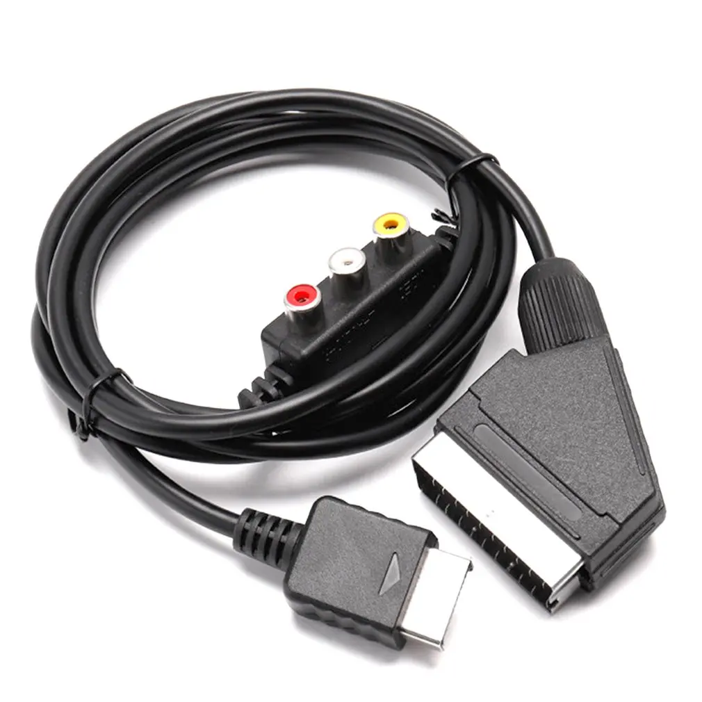 2 в 1 RGB SCART + AV RCA выходной кабель Шнур 8 метра для Sega Dreamcast HDMI Set Top Box Media Player|Кабели| |