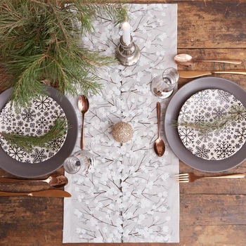 

Track on the table "Ethel" New Year's garland 30x70 cm, 100% cotton, twill 190 g / m2 5135214