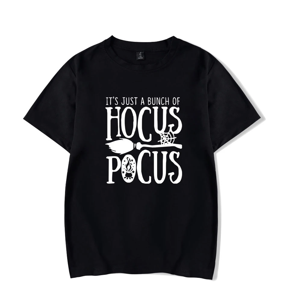 

Horror movie halloween hocus pocus 3 witches vogue 2019 print T-shirt Women/Men Clothes Hot Sale Tops Short Sleeve T Shirt