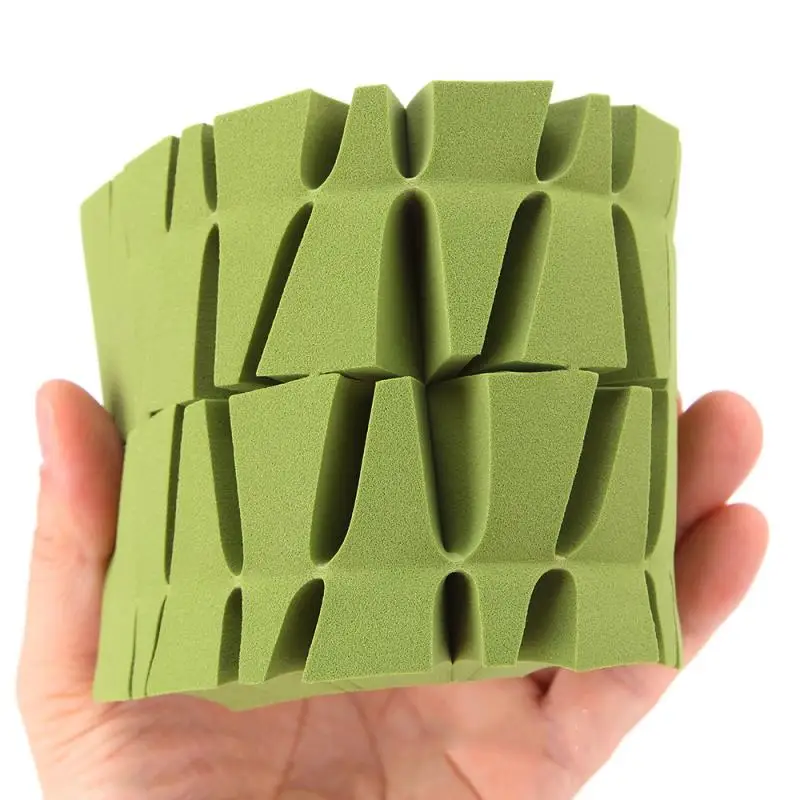 24 шт., треугольная губка для макияжа, спонж, основа, пудра, жидкий крем, косметика для лица, цветущая, гладкая, красивая пуховка