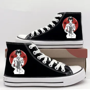 

Stray Dogs Cosplay Anime Canvas Shoes Cos Nakajima Atsushi Personality High Help Unisex Shoes Comfortable Shoes