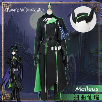 

Anime Disney Twisted Wonderland Malleus Cosplay Costume Noble Dresses Christmas Halloween Free shipping CG816ZS