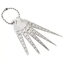 5 шт./компл. 1-10 мм конус из нержавеющей стали Калибровочная апертура весы Клин щупа 95AA