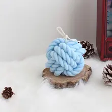 Woolen Ball Form Silikon Kerze Formen Ton Harz Mold Handmade Candle Wachs, Der Kuchen Gebäck Backform Küche Utensilien
