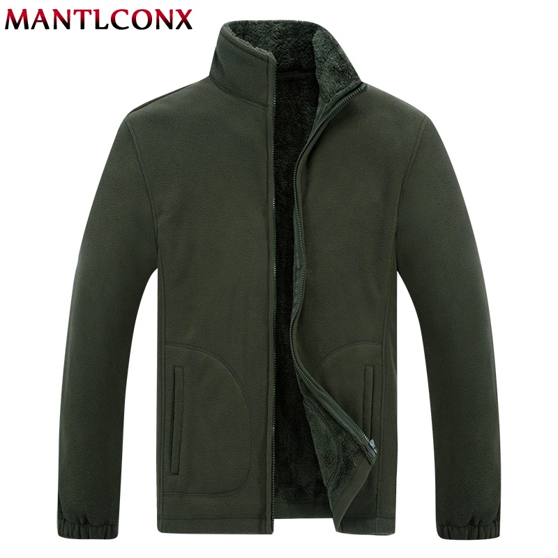 MANTLCONX 7XL 8XL новая зимняя куртка Мужская Флисовая теплая армейская Стильная мужская ветровка мужская зимняя ветрозащитная парка размера плюс 8XL