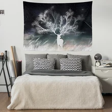 Лося олень прикроватный гобелен для спальни фон ткань личность настенный гобелен