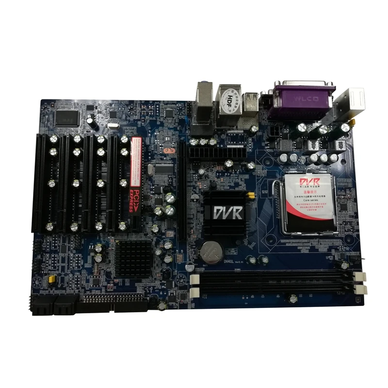 G41 DVR Мониторинг безопасности Материнская плата LGA775 DDR3 5 слотов PCI промышленный