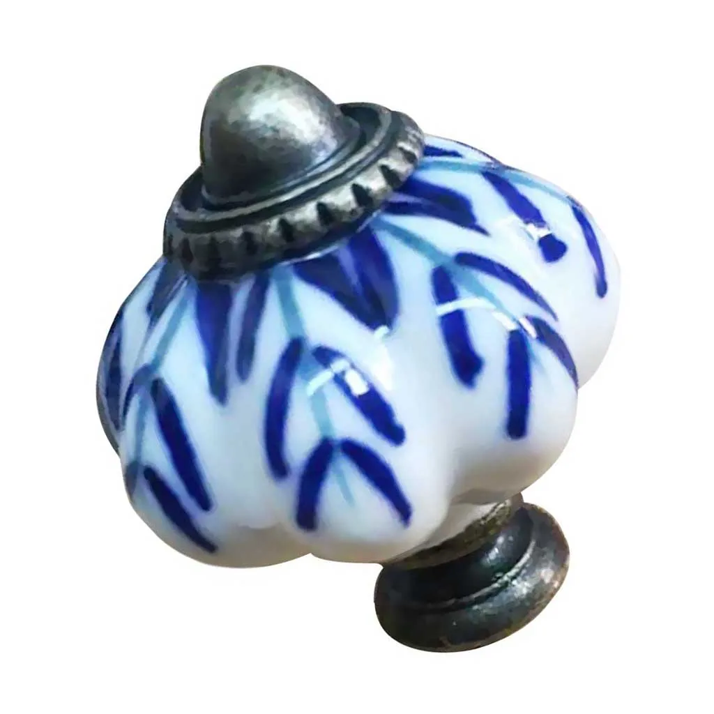 1 Piece Ceramic Pottery Door Pull Handles For Furniture, Kitchen Cabinet Handles