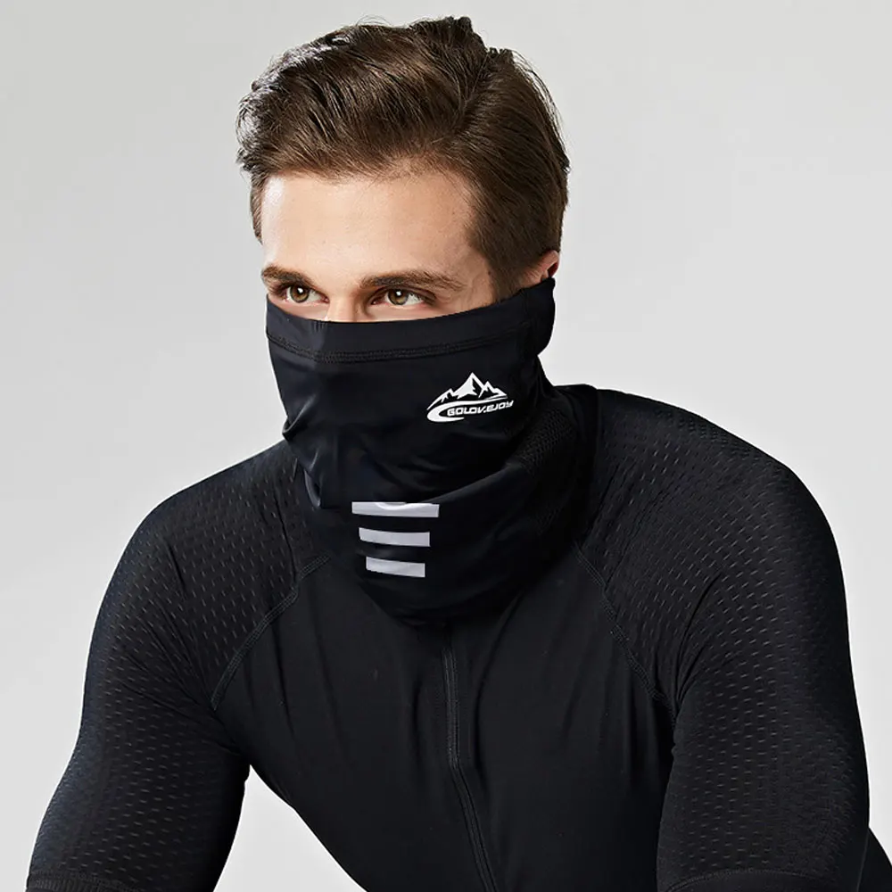 1Pcs BYEPAIN Cycling Mask Breathable Outdoor Sports Facemask Ice Silk Bandana Headband UV Sun Running Training Face Mask 3