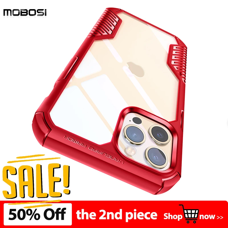 MOBOSI Phone Case For iPhone 11 Pro Max 12 Mini 12 Pro Max XR XS Max X 8 7 Vanguard Armor Designed Shockproof For iPhone Case