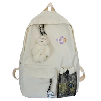 

Korean College Style Backpack Japanese Harajuku Student Schoolbag Female Simple and Versatile Travel Backpack