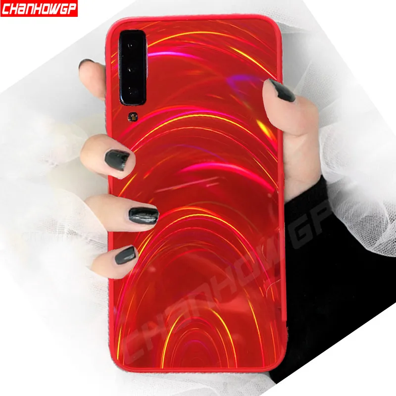 Роскошный цветной зеркальный чехол для Samsung Galaxy A70 A50 A30 A10 S8 S9 S10 J4 J6 J8 A7 A9 A6 Note10 Plus Note8