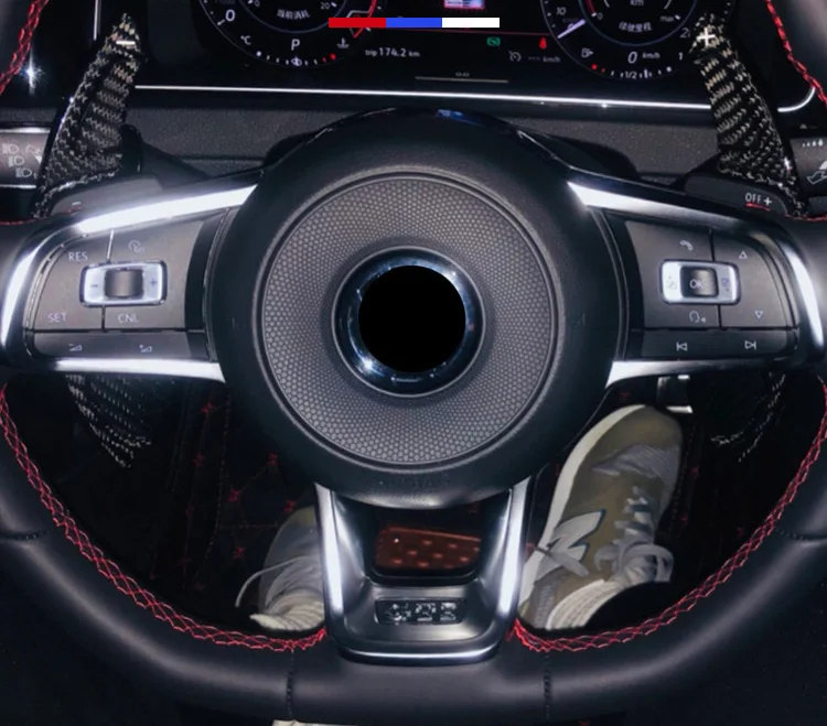 Рычаг переключения передач для Volkswagen VW Golf 7 GTI MK7 MK7.5 R Scirocco рулевое колесо из