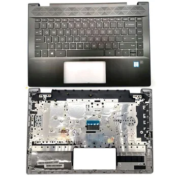 

NEW For HP PAVILION X360 14-CD 14T-CD 14M-CD0001DX Laptop Palmrest Upper Case US Keyboard Touchpad L18947-001 Silver Edge