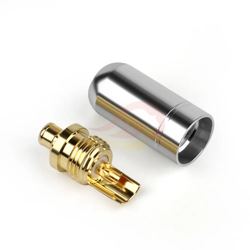 2pairs MMCX Plug Connector For W30 W40 W50 W60 W80 UM50 HiFi Headset Soldering Wire Connector Gold Plated Audio Adapter DIY