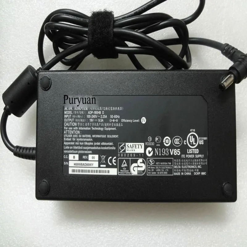 

NEW 19V 9.5A 180W ADP-180HB D 5.5mm AC Adapter For Asus ROG G750JW-BBI7N05 Gaming Notebook Original Puryuan Charger